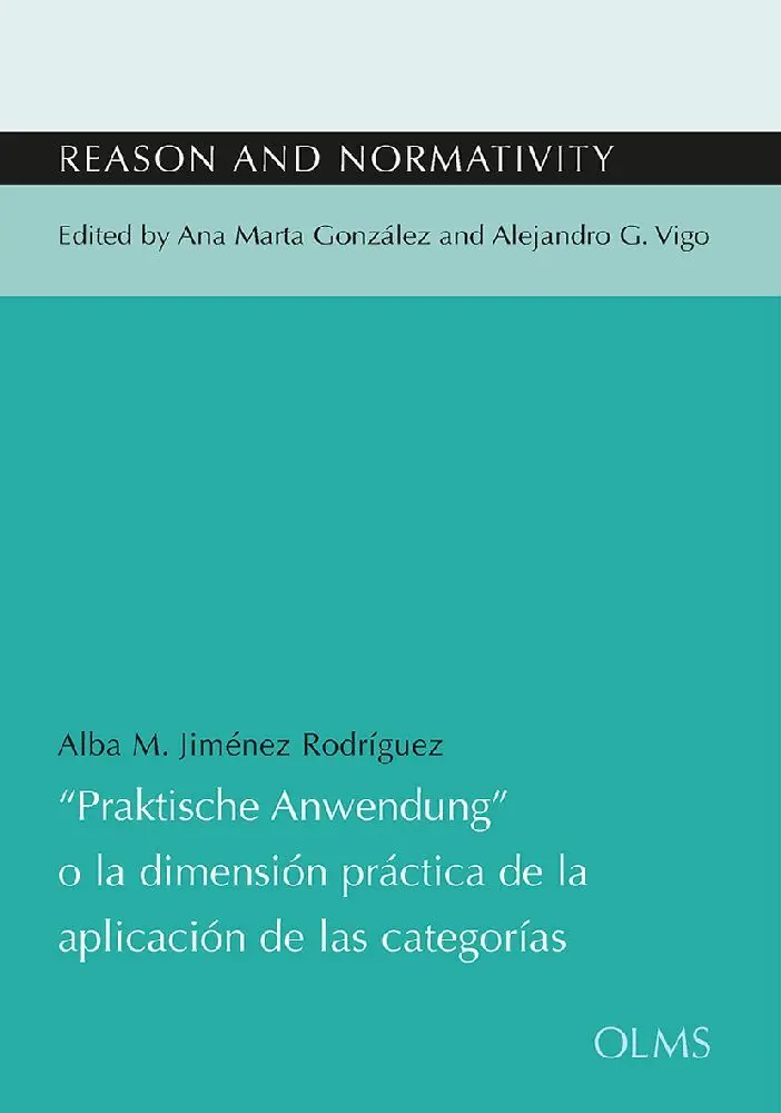 "Praktische Anwendung" o la dimensión práctica de la aplicación de las categorías