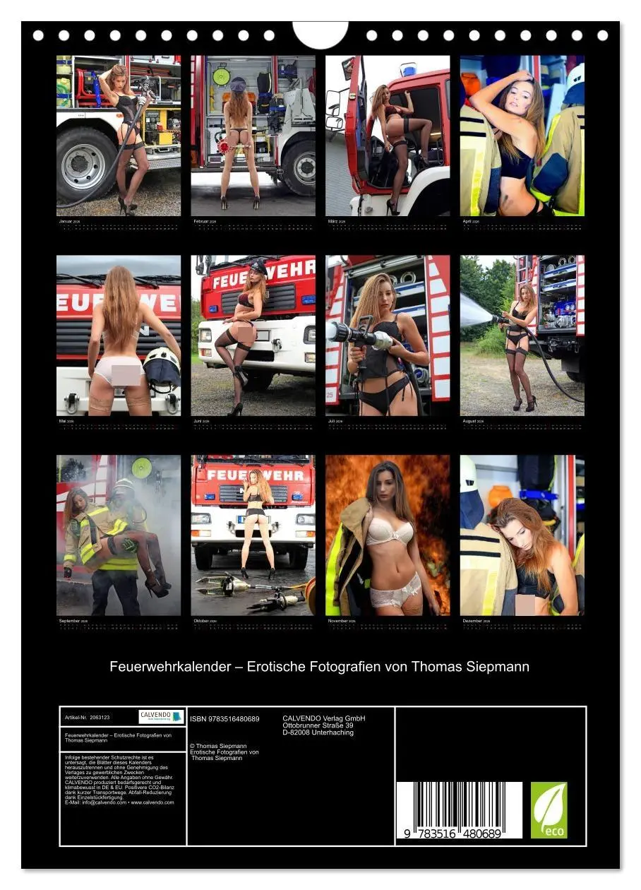 Bild: 9783516480689 | Feuerwehrkalender - Erotische Fotografien von Thomas Siepmann...