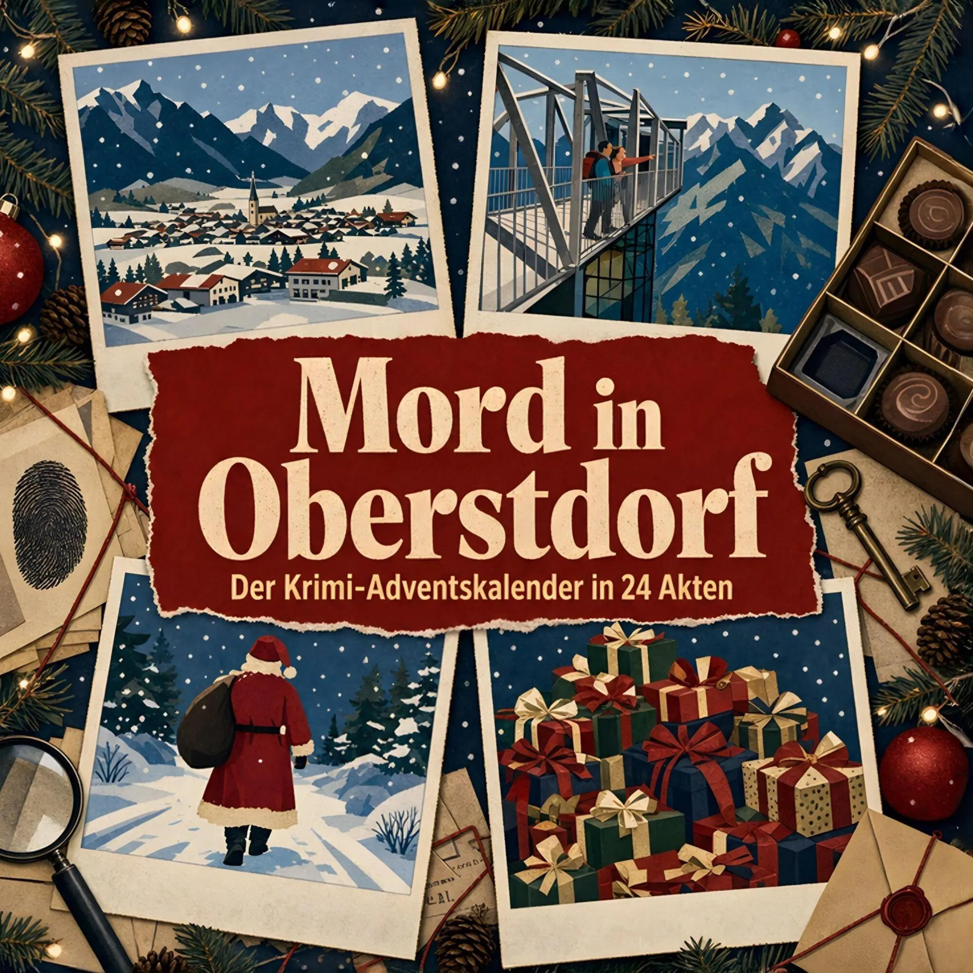 Cover: 9783696120689 | Mord in Oberstdorf | Der Krimi-Adventskalender in 24 Akten | Müller
