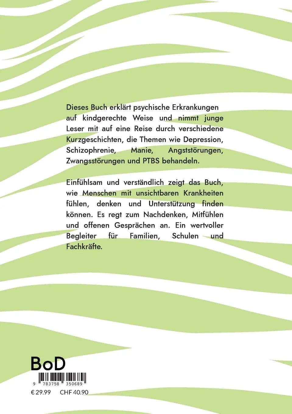 Rückseite: 9783758350689 | Unsichtbare Krankheiten | Wenn unser Kopf Hilfe braucht | Sarah Gerk