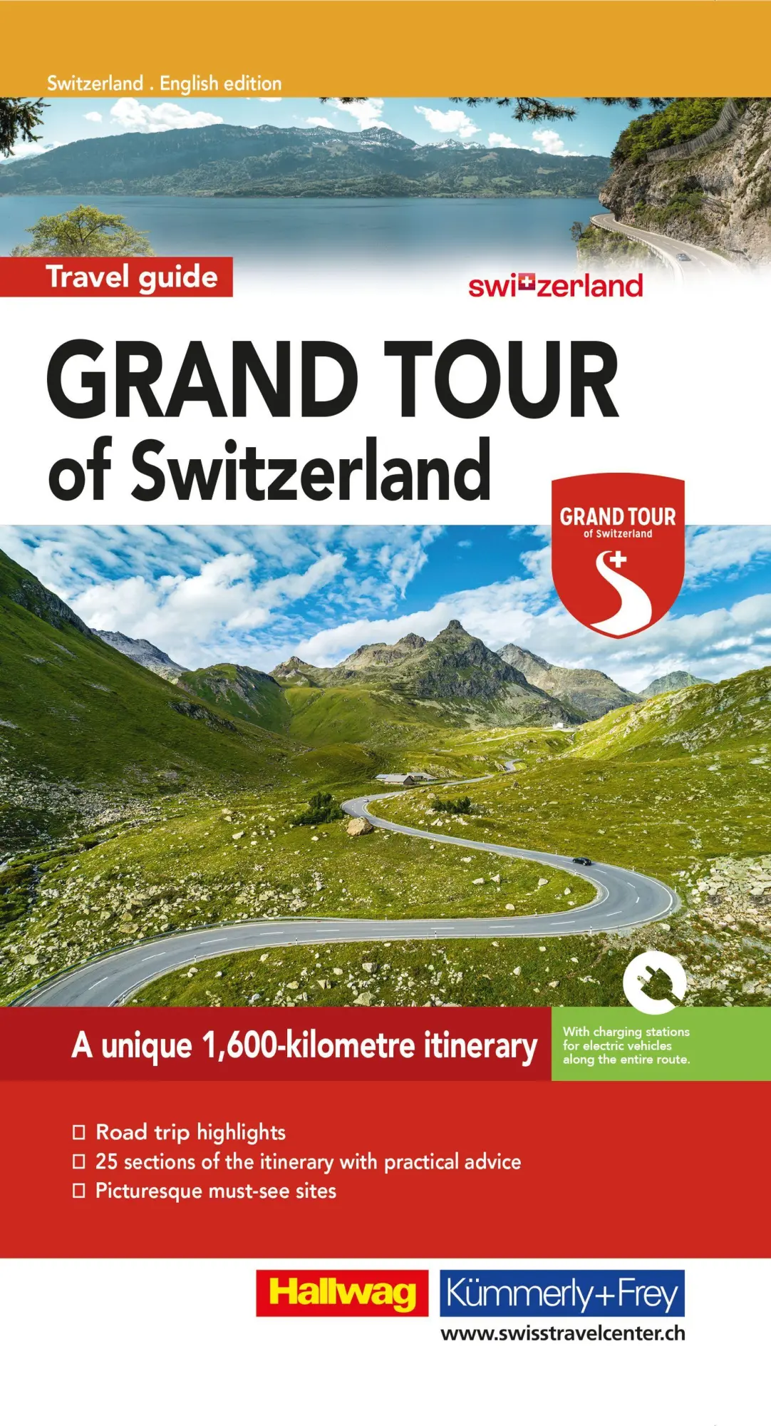 Cover: 9783828330689 | Hallwag Reiseführer Grand Tour of Switzerland, englische Ausgabe