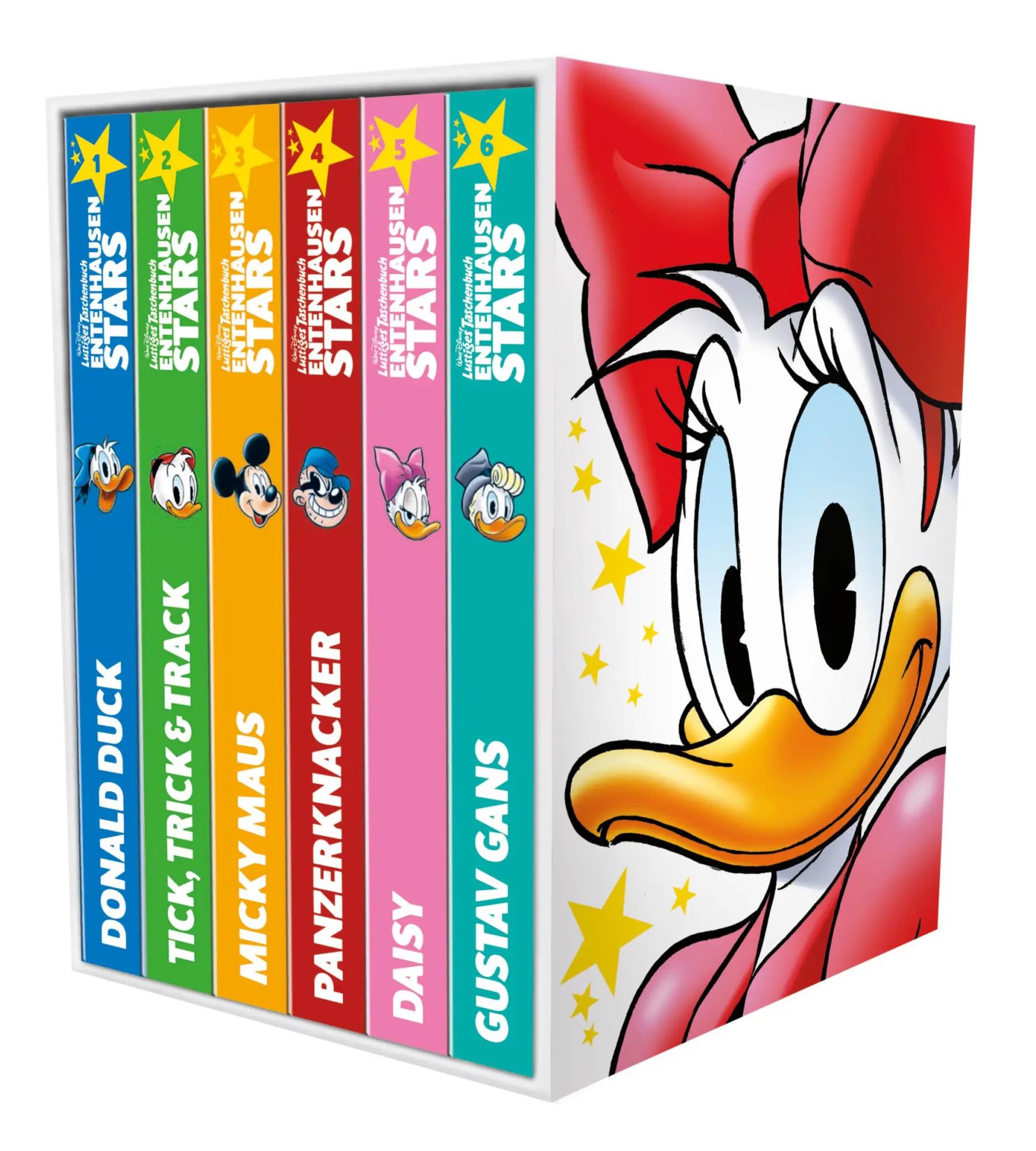 Cover: 9783841340689 | Lustiges Taschenbuch Entenhausen Stars Box | Band 01 - 06 | Disney