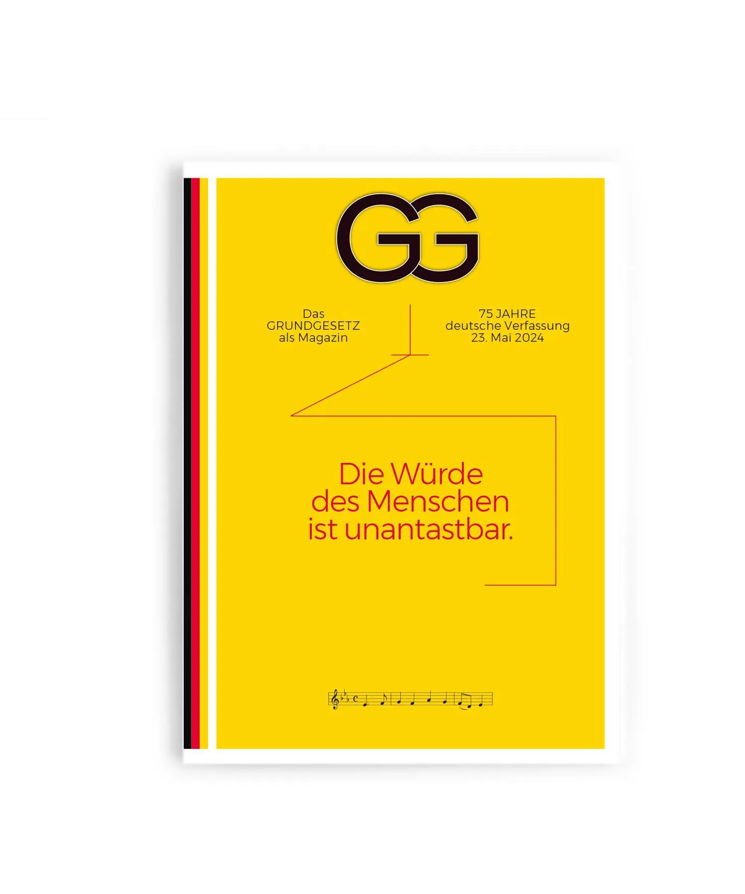 Cover: 9783982230689 | Das Grundgesetz als Magazin - 75 Jahre | Wurm und Volleritsch GBR