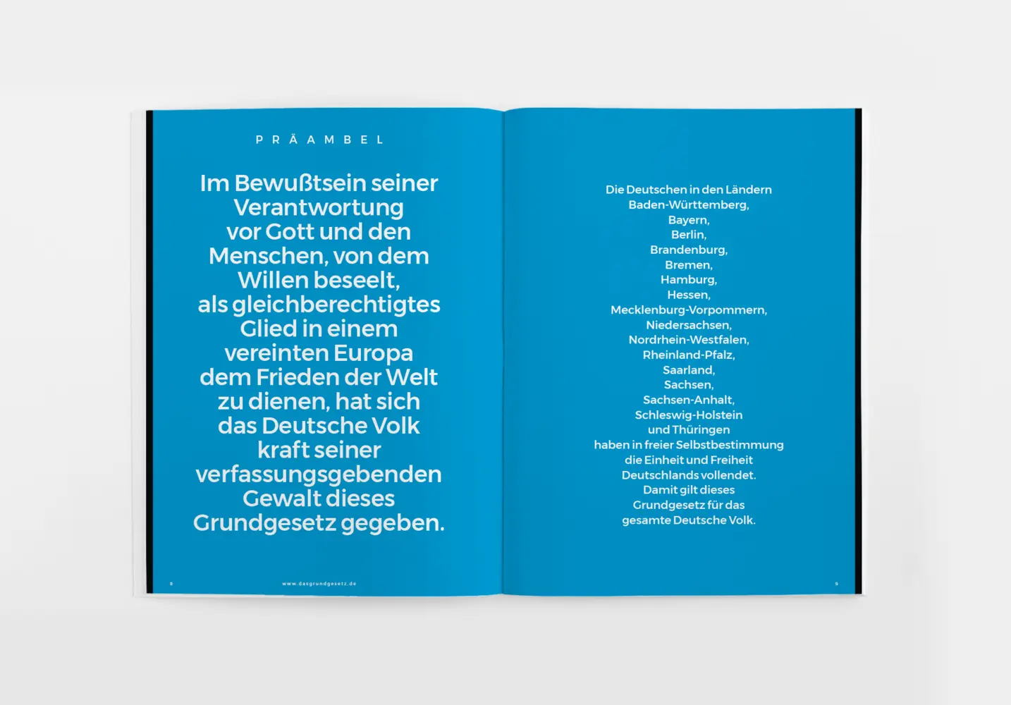 Bild: 9783982230689 | Das Grundgesetz als Magazin - 75 Jahre | Wurm und Volleritsch GBR
