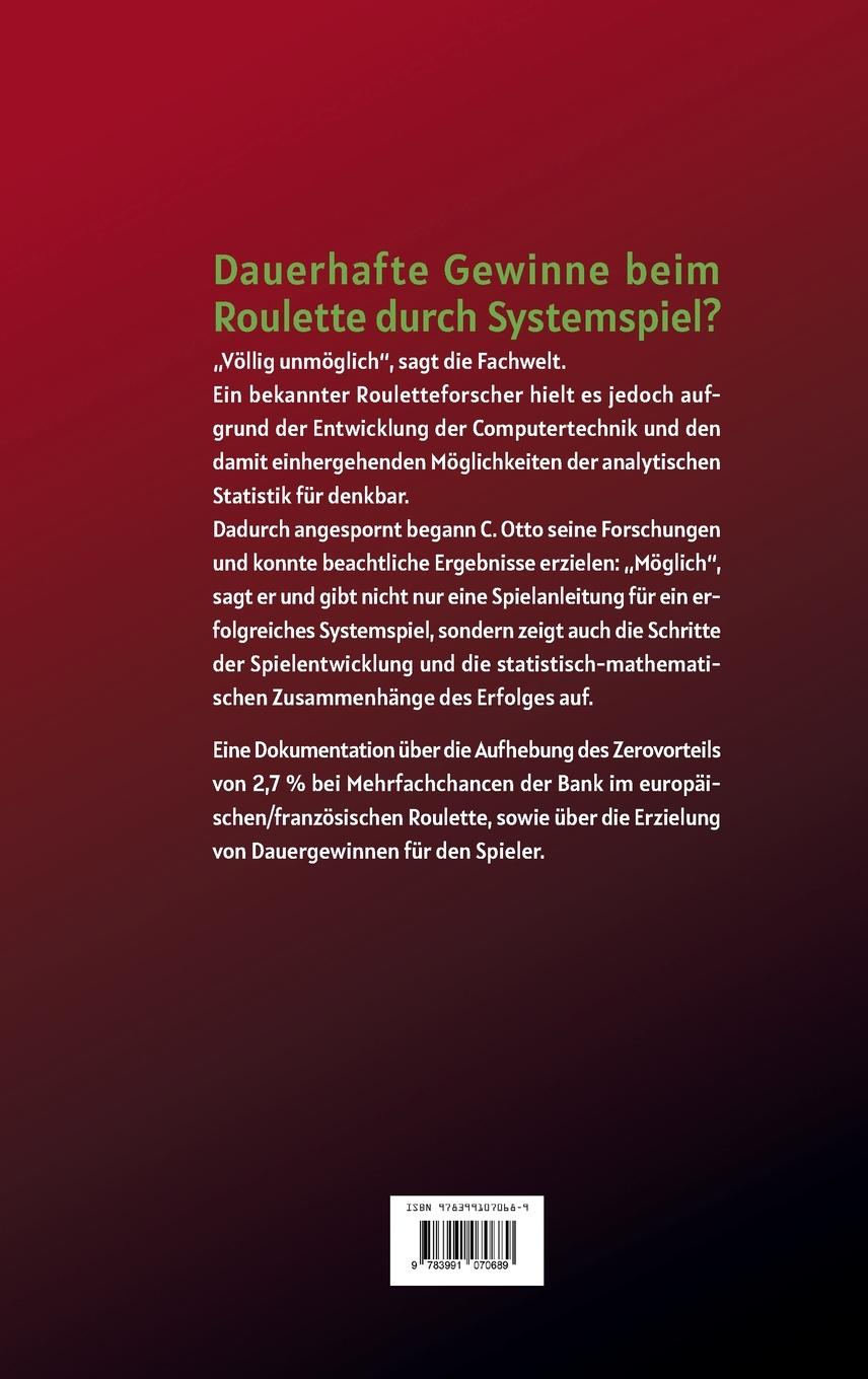 Rückseite: 9783991070689 | Zeroline - Statistik schlägt Mathematik | C. Otto | Buch | 72 S.