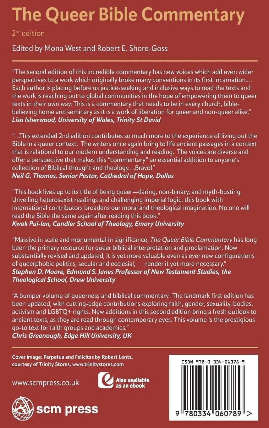 Rückseite: 9780334060789 | The Queer Bible Commentary, Second Edition | Mona West (u. a.) | Buch