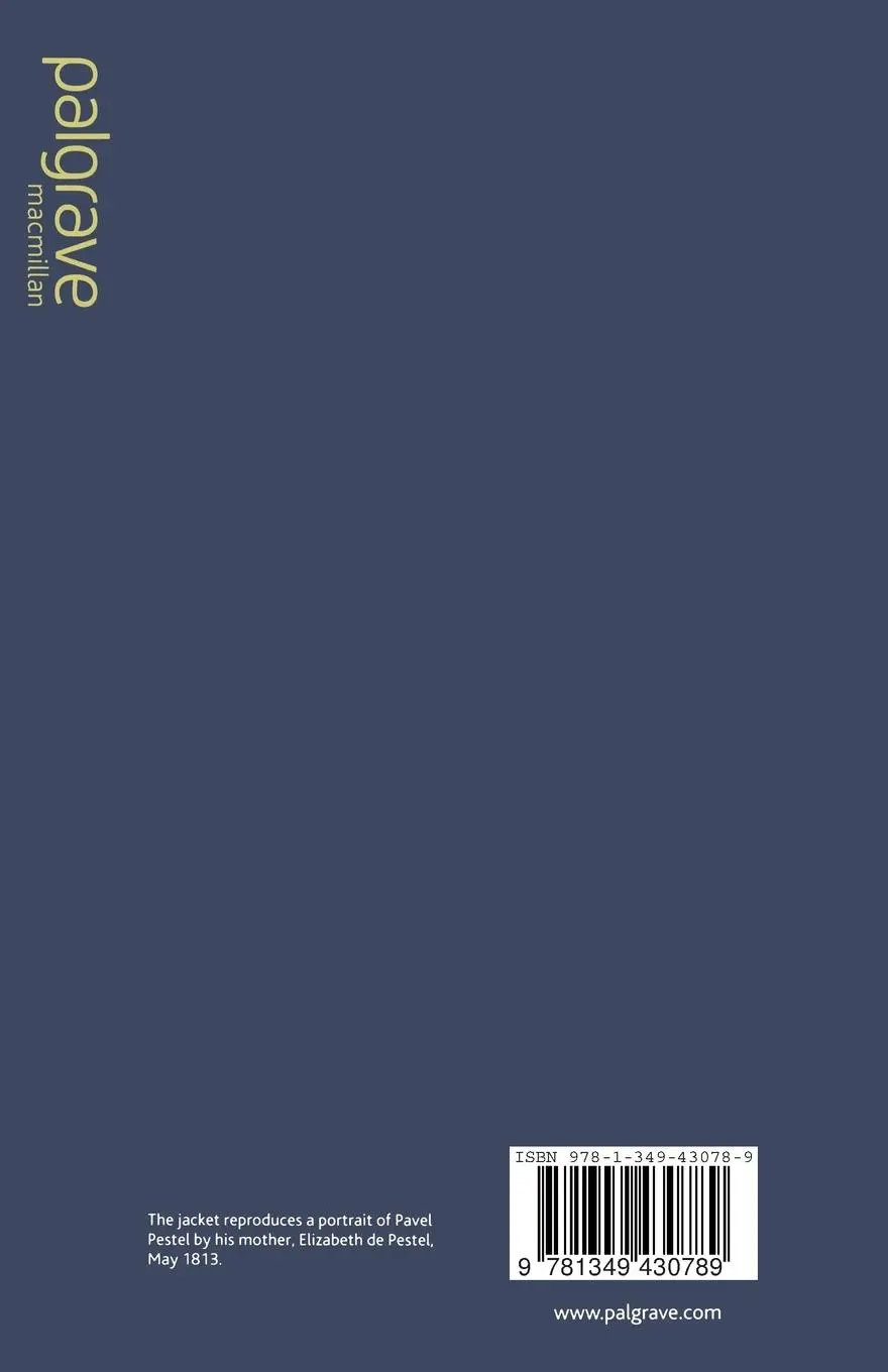 Rückseite: 9781349430789 | The Decembrist Pavel Pestel | Russia's First Republican | P. O'Meara