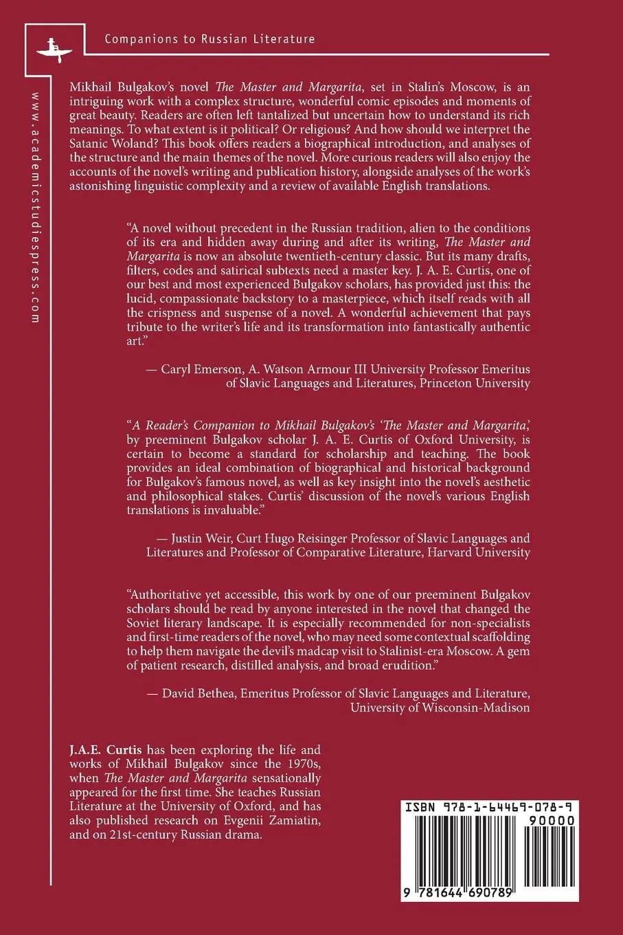 Rückseite: 9781644690789 | A Reader's Companion to Mikhail Bulgakov's The Master and Margarita
