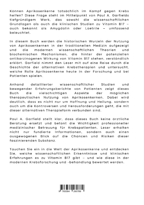 Bild: 9783384260789 | Aprikosenkerne: Natürliche Krebsbekämpfung? | Paul A. Garfield | Buch