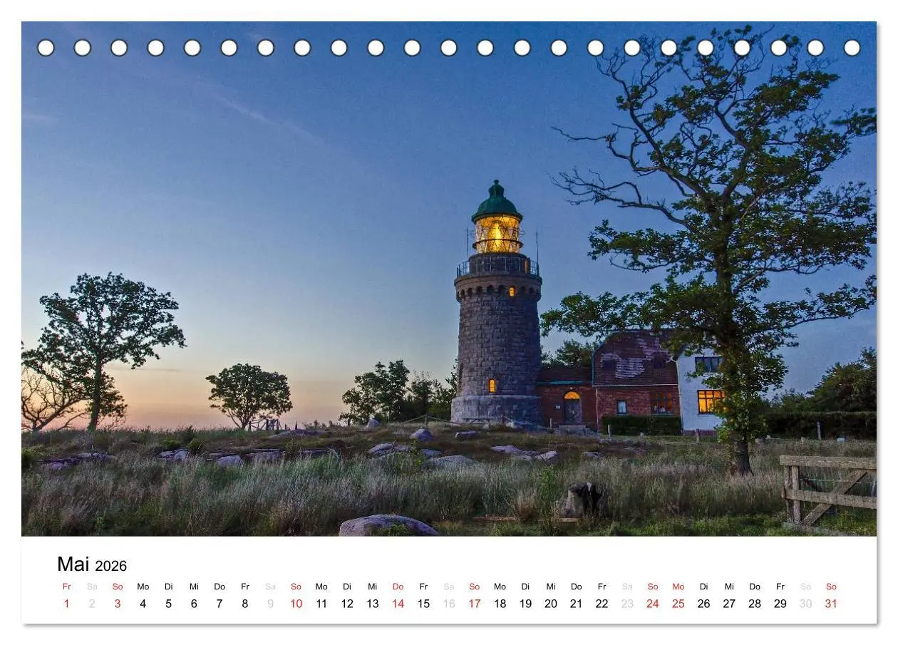 Bild: 9783516160789 | Bornholm (Tischkalender 2026 DIN A5 quer), CALVENDO Monatskalender