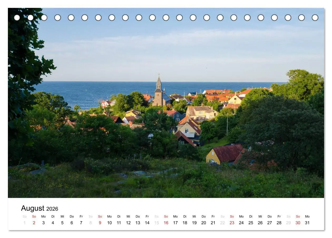 Bild: 9783516160789 | Bornholm (Tischkalender 2026 DIN A5 quer), CALVENDO Monatskalender