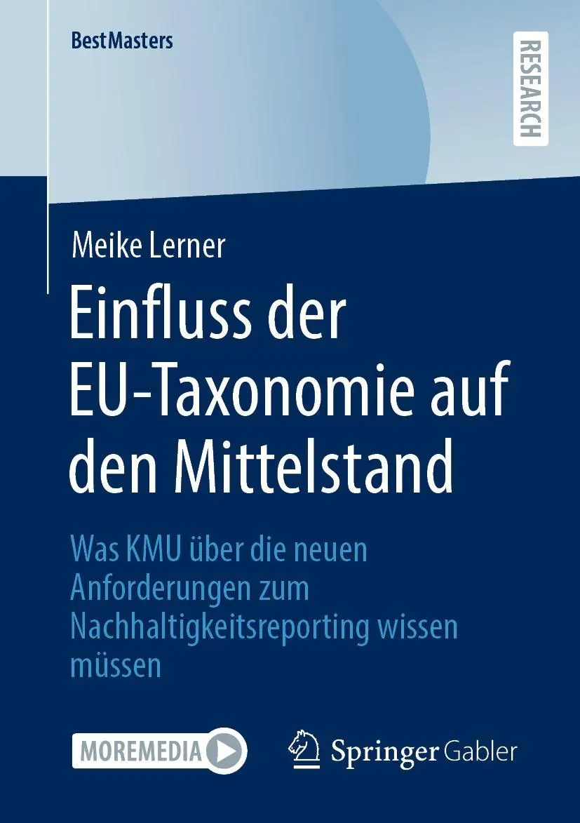 Cover: 9783658420789 | Einfluss der EU-Taxonomie auf den Mittelstand | Meike Lerner | Buch