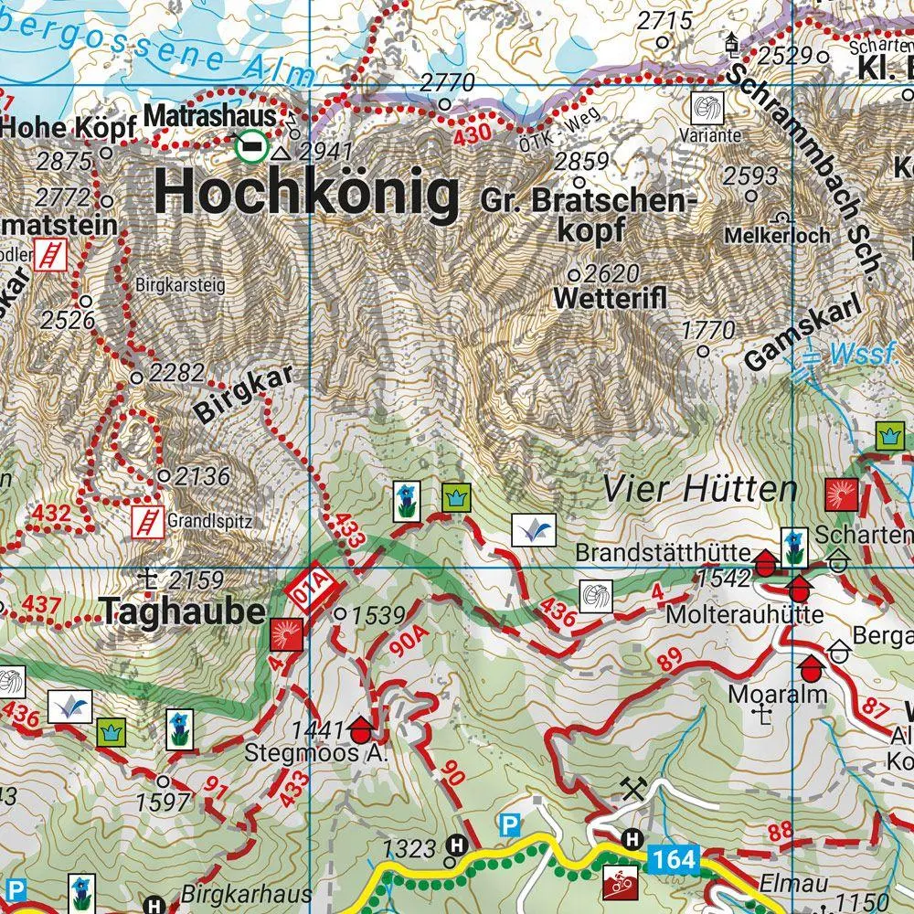 Bild: 9783707920789 | freytag &amp; berndt Wanderkarte WKXL 3030 Hochkönig XL 1:30.000 | Berndt