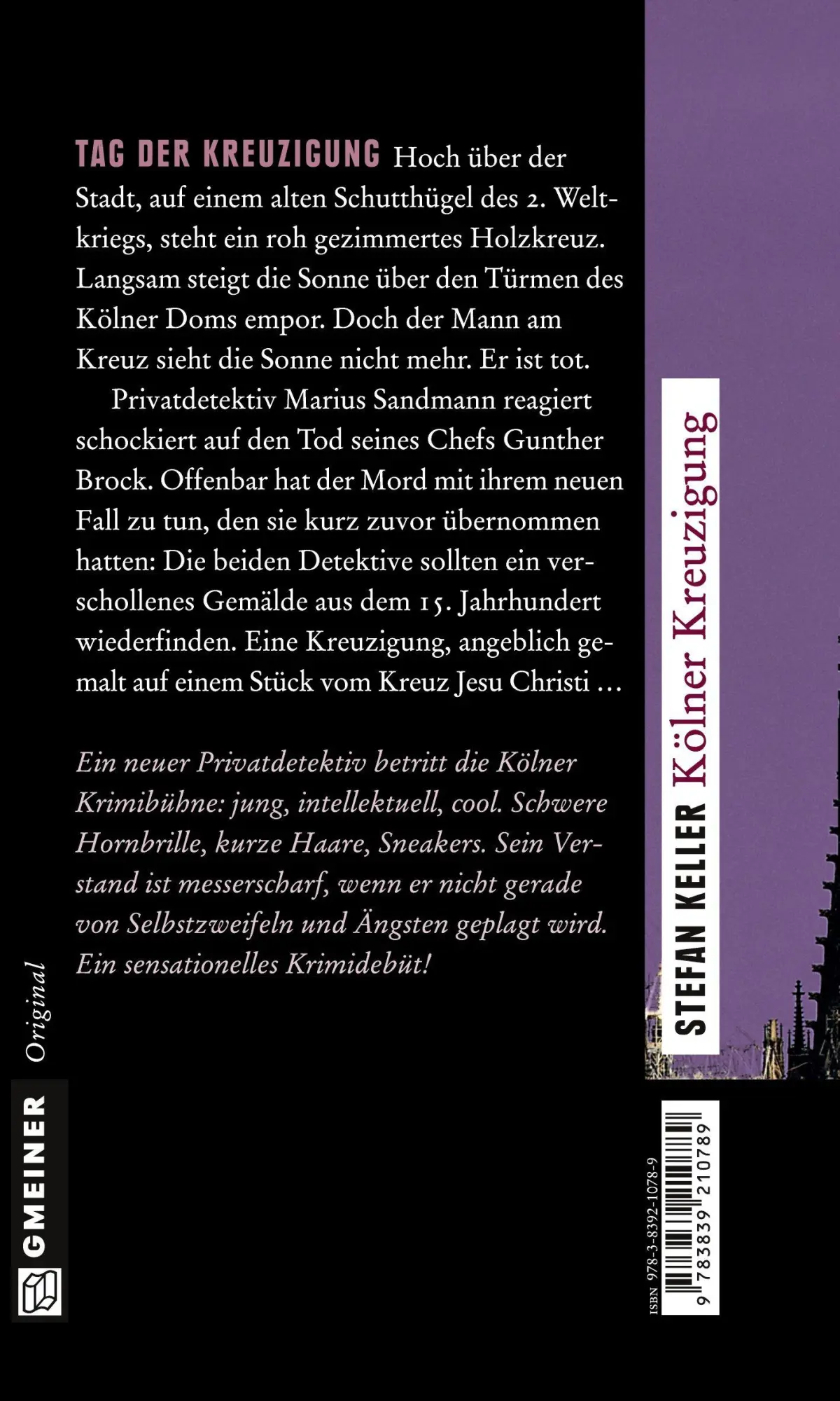 Rückseite: 9783839210789 | Kölner Kreuzigung | Stefan Keller | Taschenbuch | 278 S. | Deutsch
