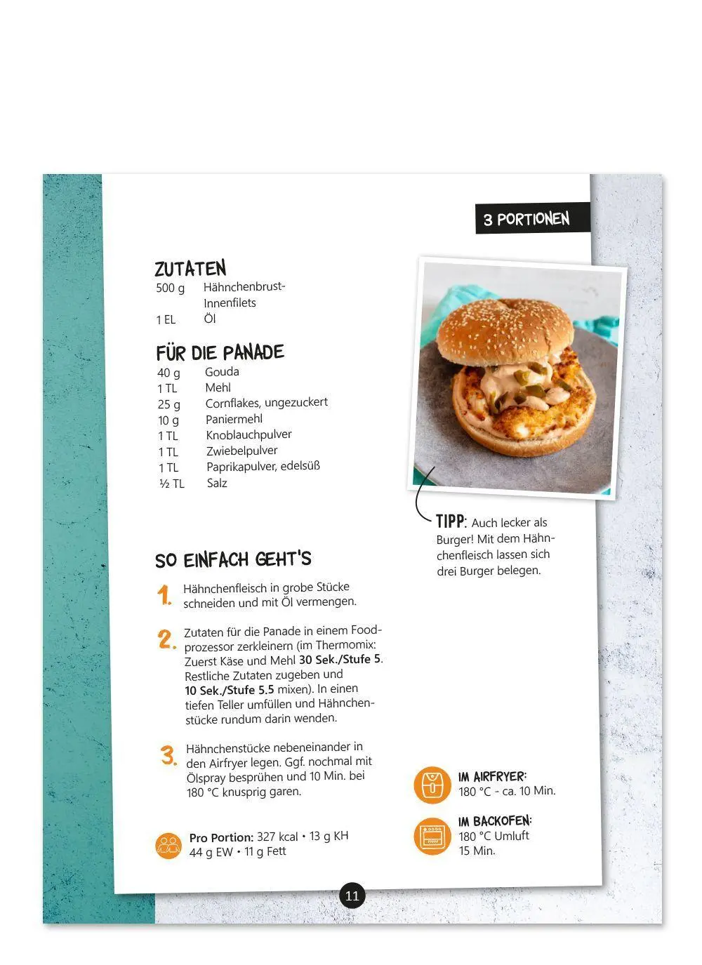 Bild: 9783961810789 | Mix ohne Fix! Airfryer | Fixe Rezeptideen für den Airfryer | Wild