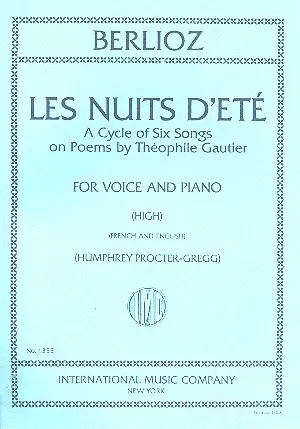 Cover: 9790220410789 | Les Nuits D'Ete Op.7 | Hector Berlioz | Buch | EAN 9790220410789