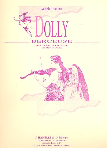 Cover: 9790230790789 | Dolly Berceuse op.56,1 pour violon (violoncelle, flûte) et piano