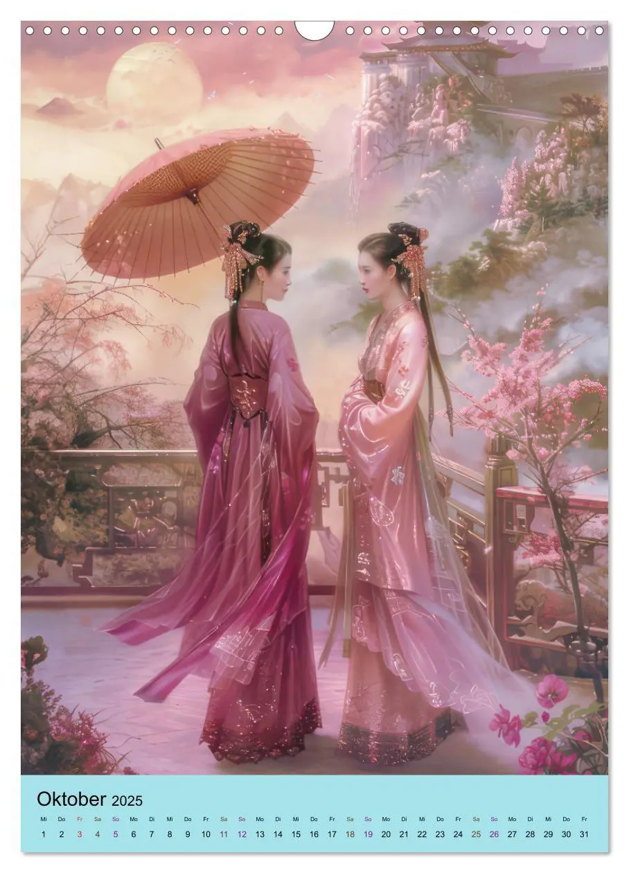 Bild: 9783457130889 | Graziöse asiatische Frauen - Asienstil (Wandkalender 2025 DIN A3...