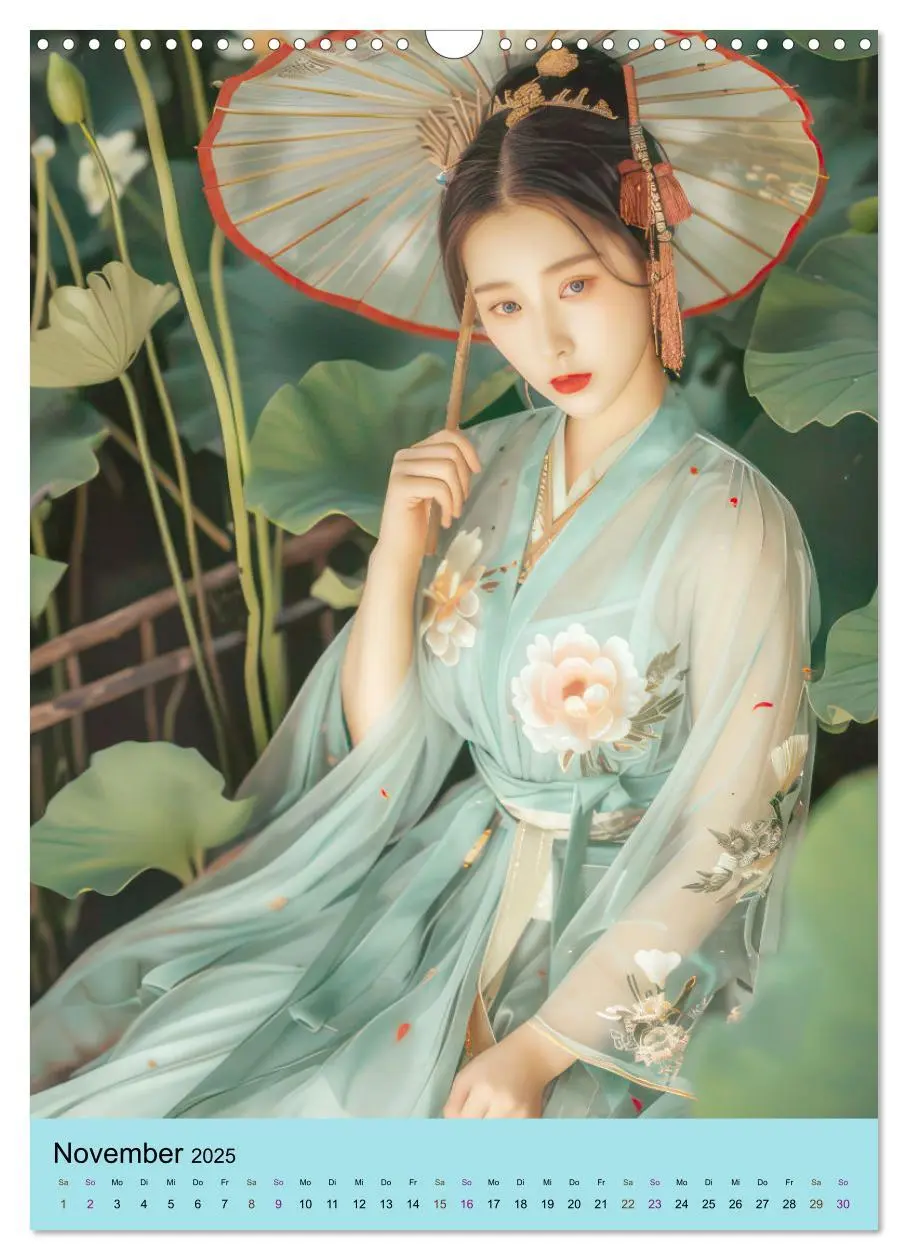 Bild: 9783457130889 | Graziöse asiatische Frauen - Asienstil (Wandkalender 2025 DIN A3...