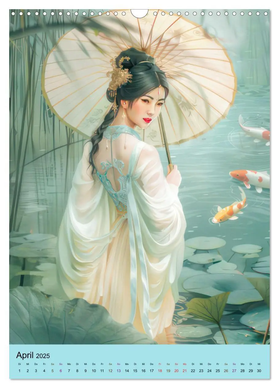 Bild: 9783457130889 | Graziöse asiatische Frauen - Asienstil (Wandkalender 2025 DIN A3...