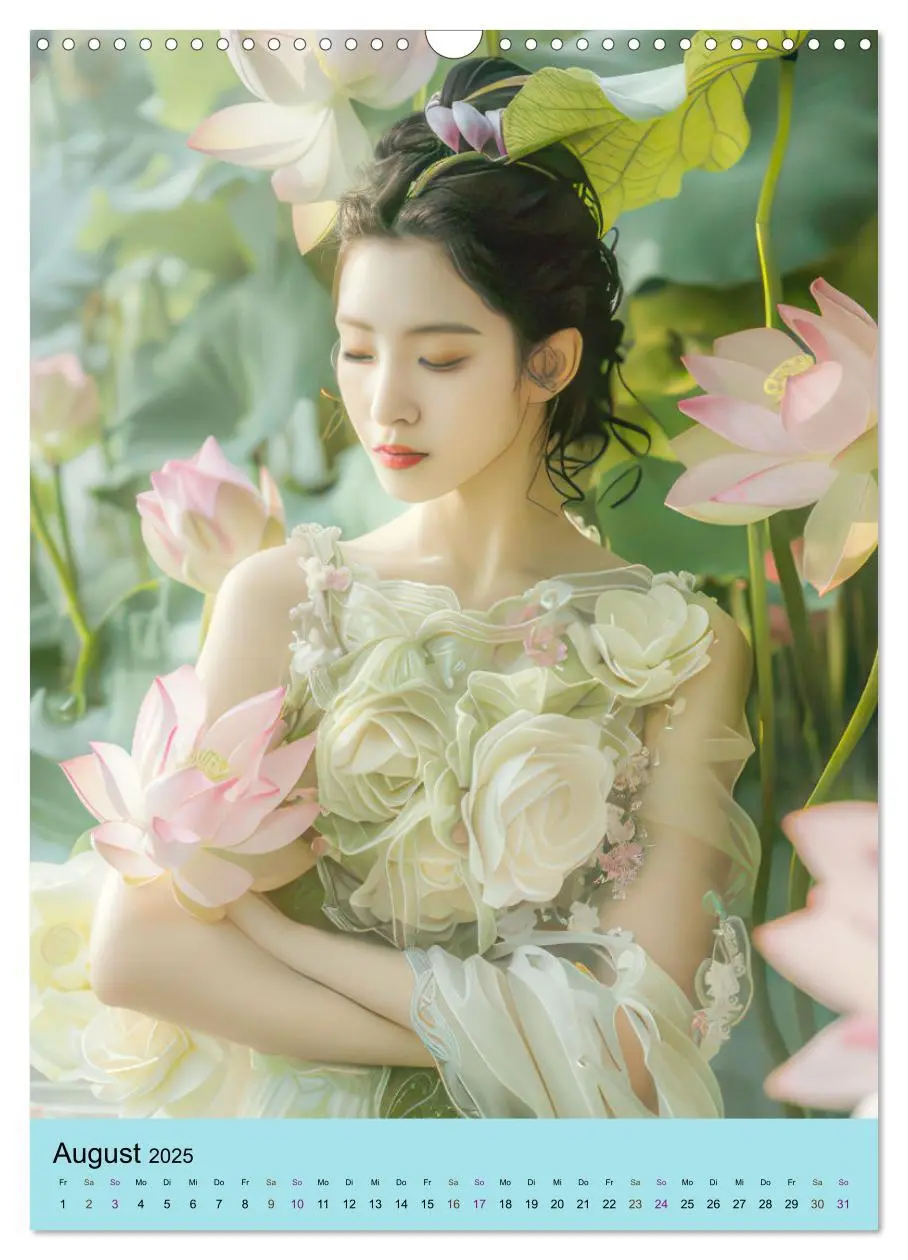 Bild: 9783457130889 | Graziöse asiatische Frauen - Asienstil (Wandkalender 2025 DIN A3...
