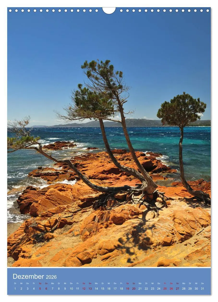 Bild: 9783516390889 | Korsika - Felsen und Meer (Wandkalender 2026 DIN A3 hoch), CALVENDO...
