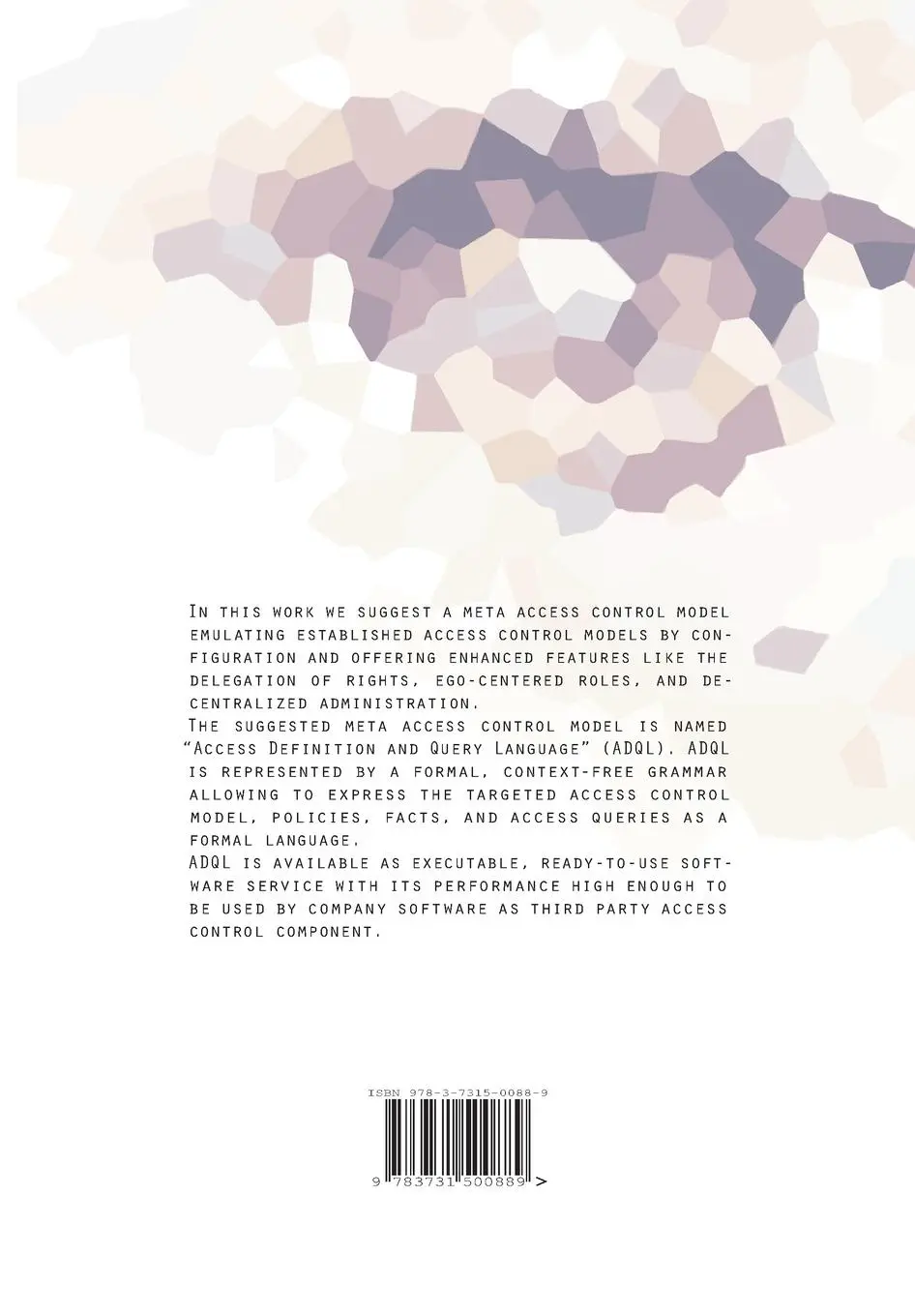 Rückseite: 9783731500889 | An Access Definition and Query Language : Towards a Unified Access...