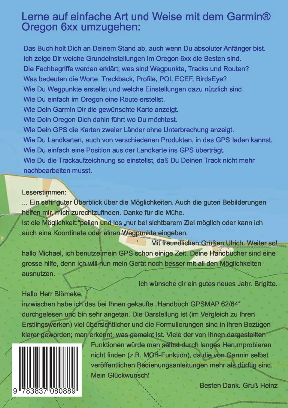 Rückseite: 9783837080889 | Oregon 6 xx Handbuch | Michael Blömeke | Taschenbuch | 116 S. | 2016