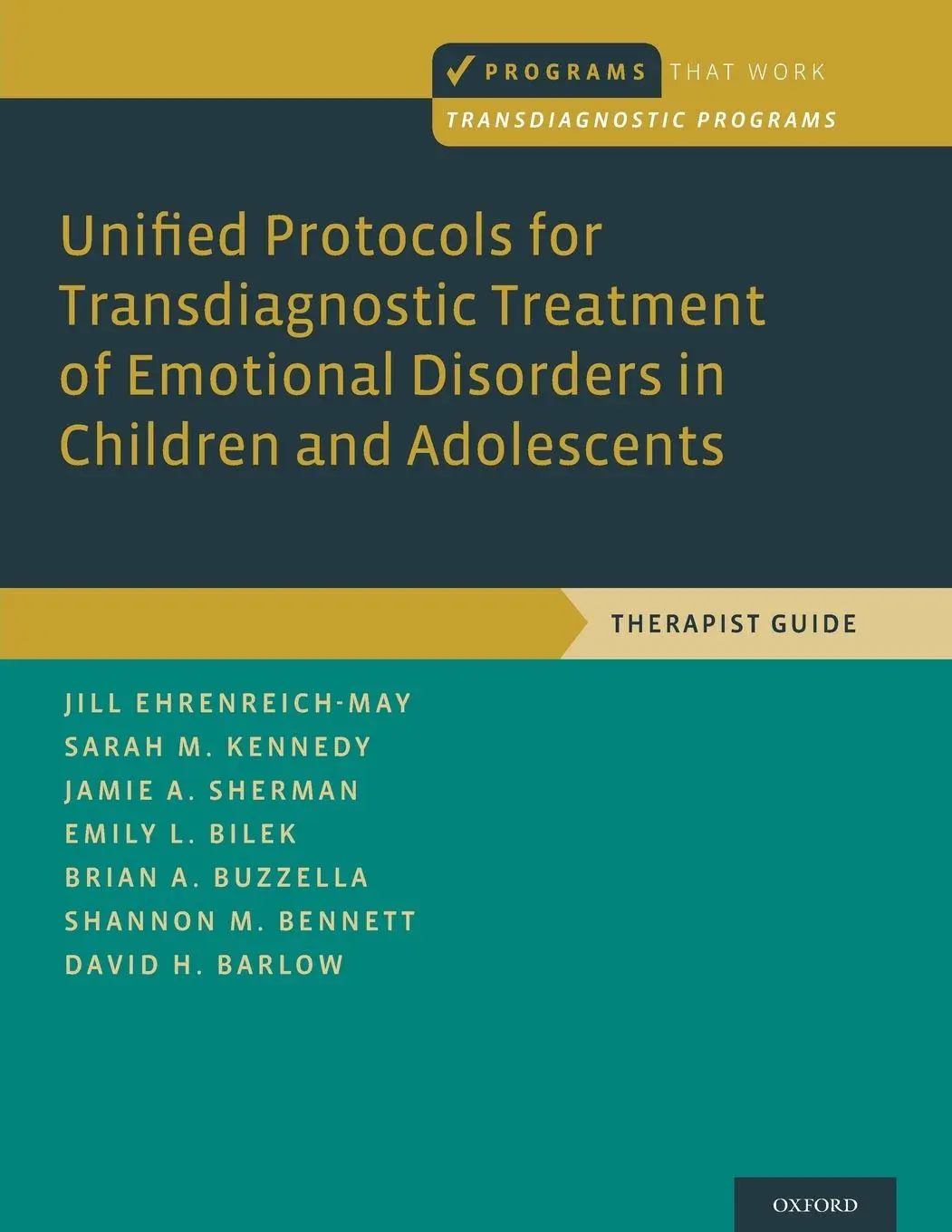 Cover: 9780199340989 | Unified Protocols for Transdiagnostic Treatment of Emotional...