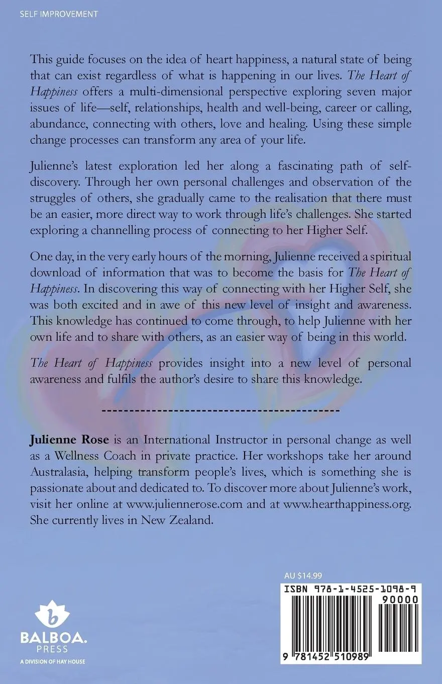 Rückseite: 9781452510989 | The Heart of Happiness | Julienne Rose | Taschenbuch | Englisch | 2013