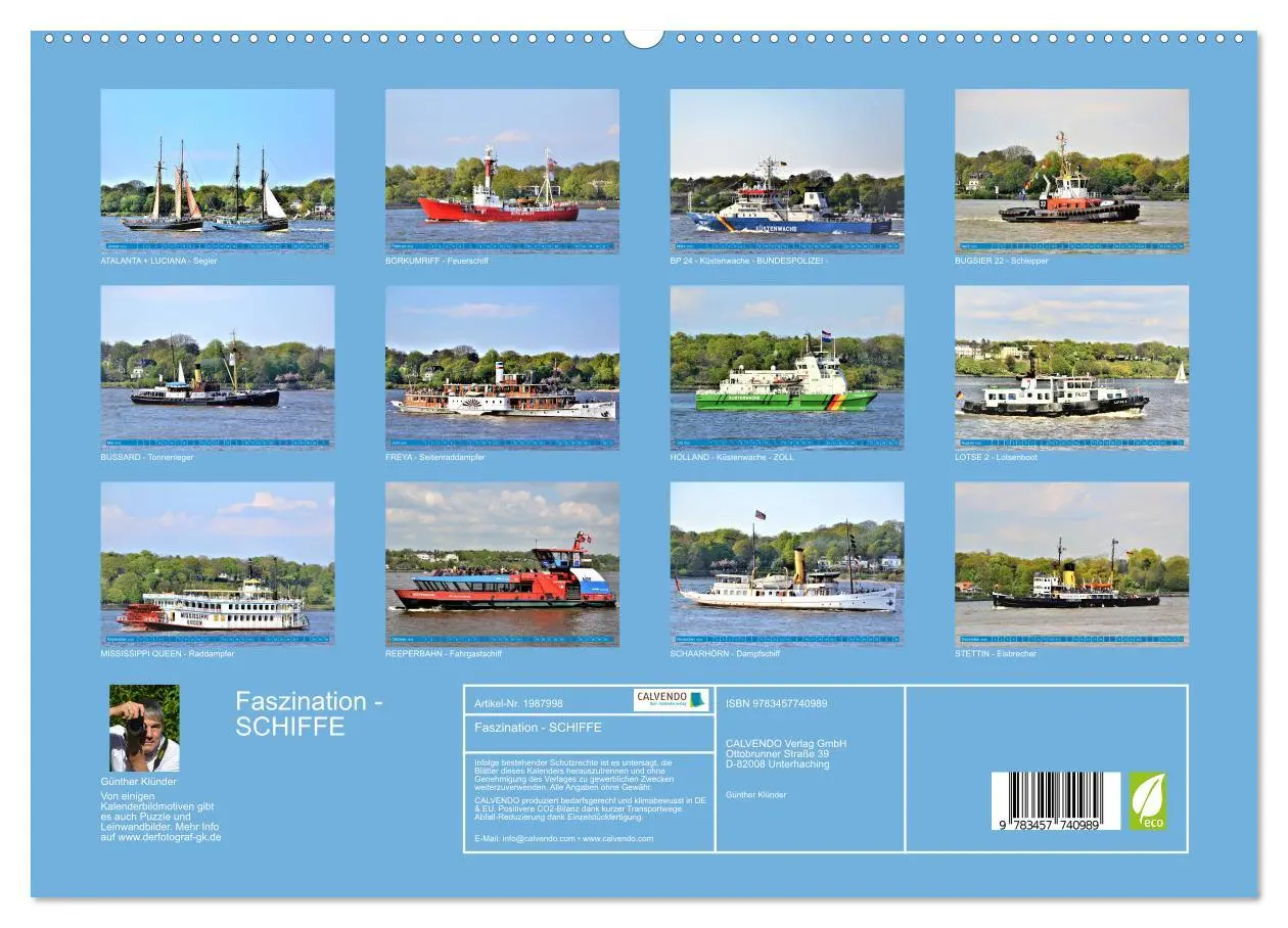 Bild: 9783457740989 | Faszination - SCHIFFE (hochwertiger Premium Wandkalender 2026 DIN...