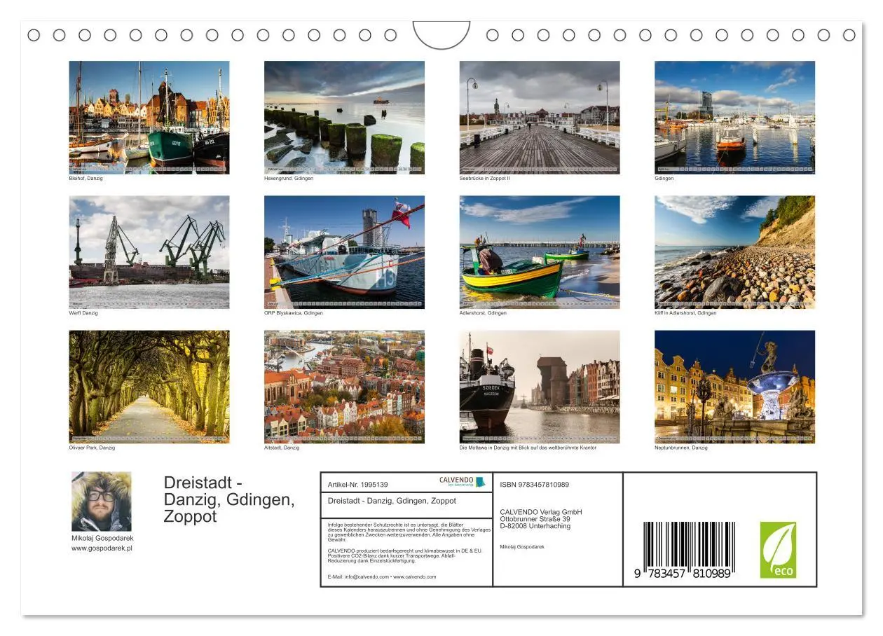 Bild: 9783457810989 | Dreistadt - Danzig, Gdingen, Zoppot (Wandkalender 2026 DIN A4...