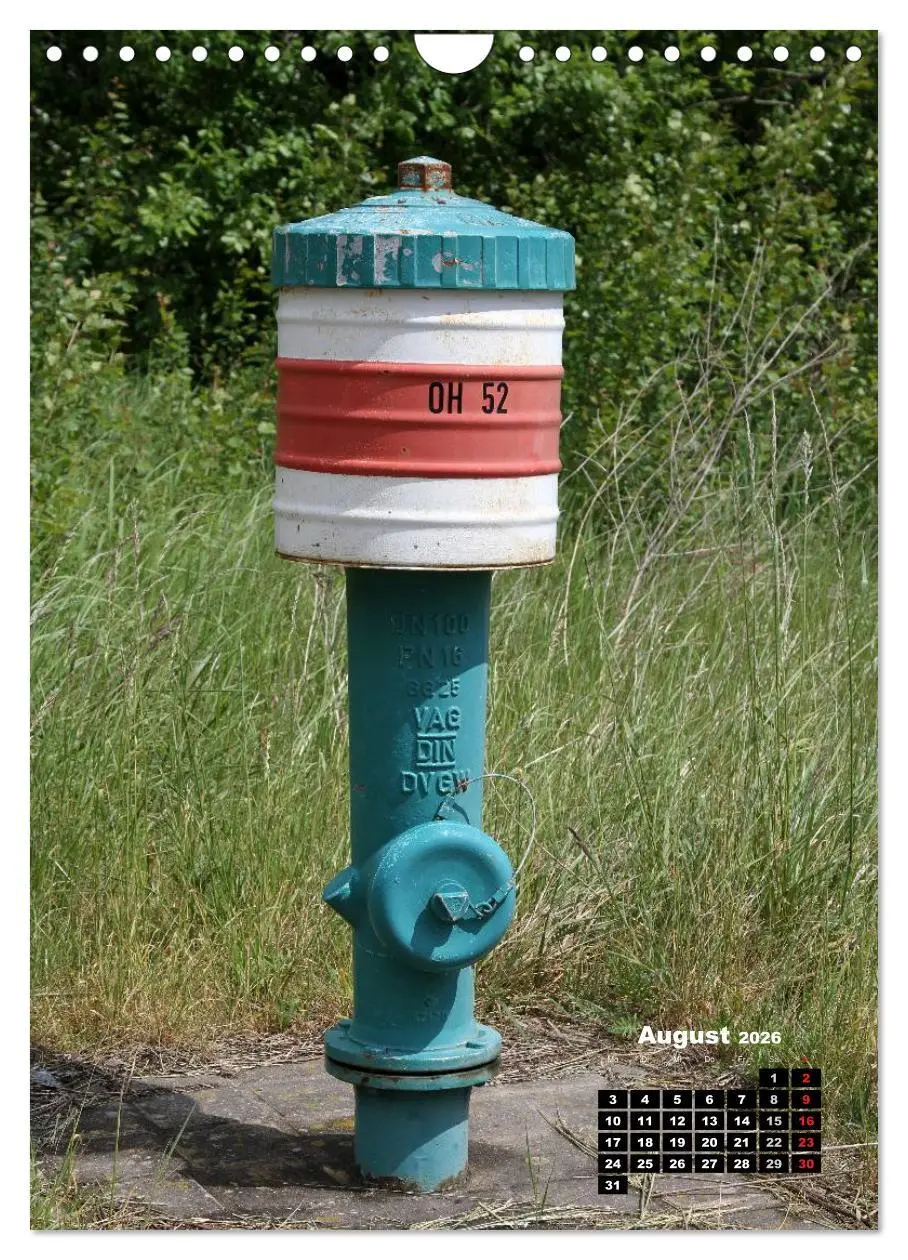 Bild: 9783516450989 | Nostalgie Hydranten (Wandkalender 2026 DIN A4 hoch), CALVENDO...