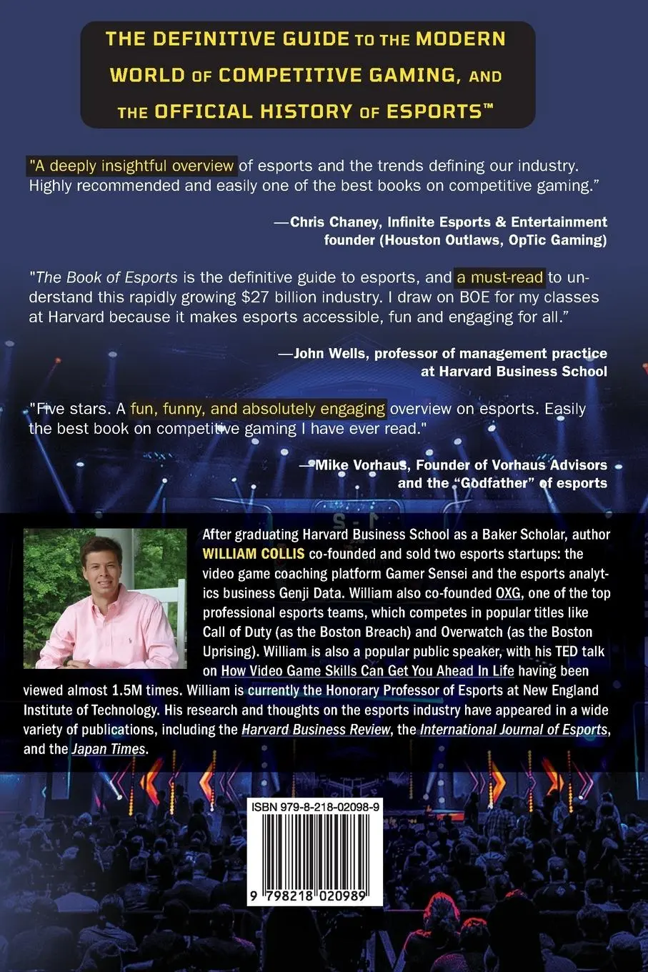 Rückseite: 9798218020989 | The Book of Esports | William Collis | Taschenbuch | Englisch | 2022