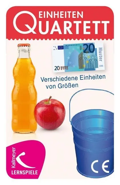 Cover: 4250344931089 | Einheiten-Quartett (Kartenspiel) | Verschiedene Einheiten von Größen