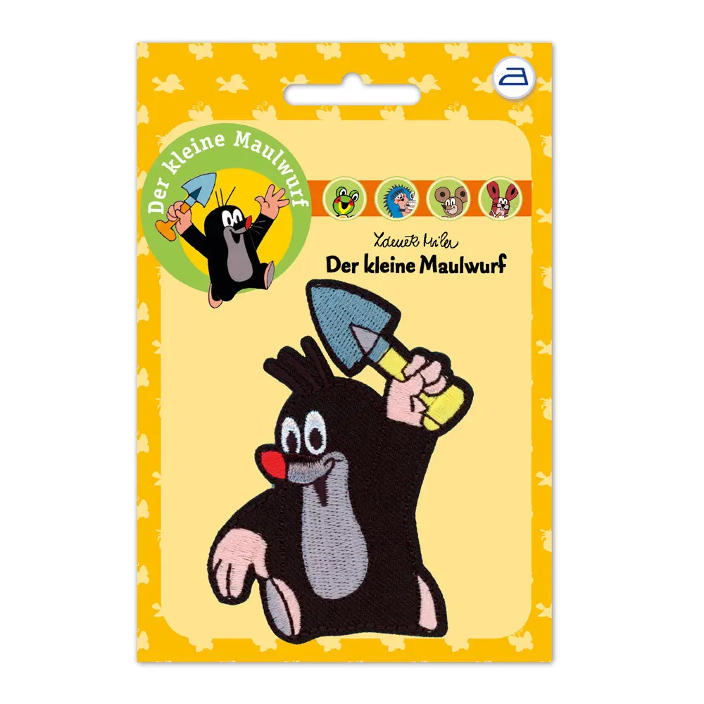 TRÖTSCH - Bügelbild Der kleine Maulwurf Schaufel
