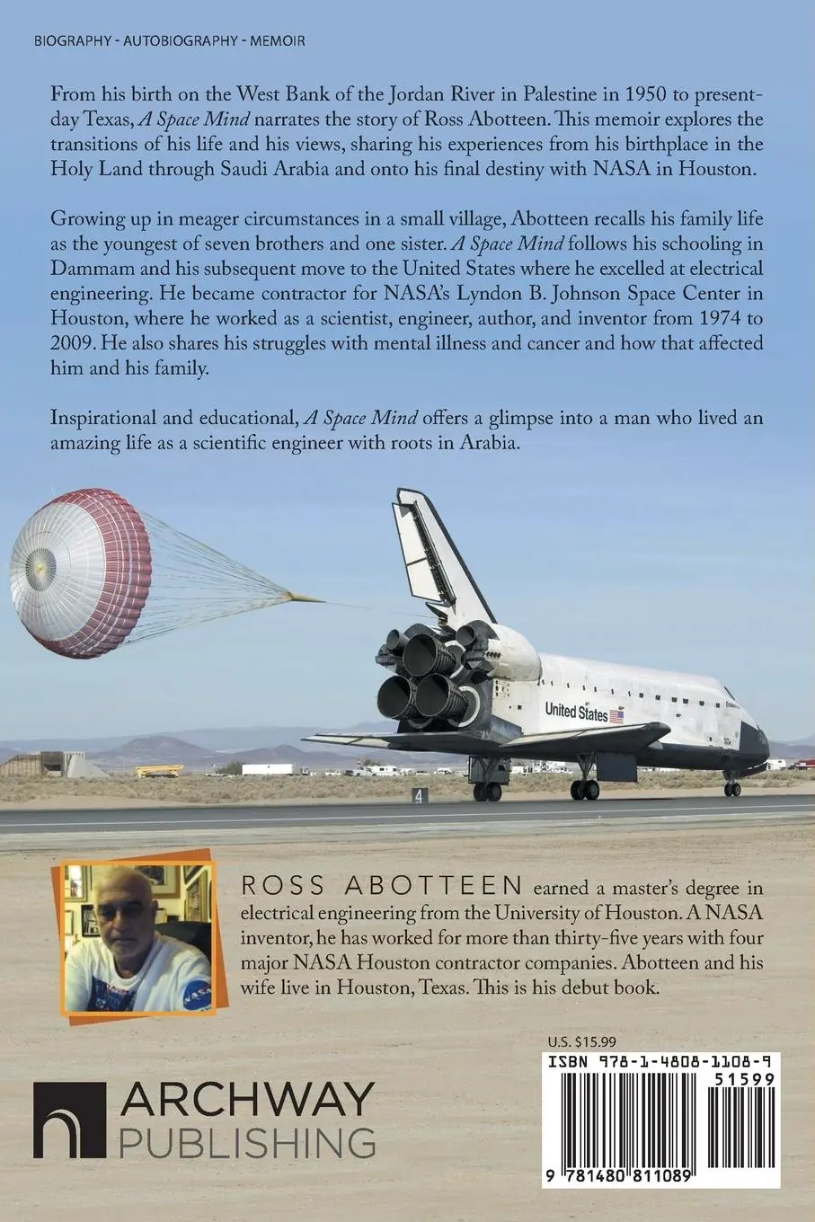 Rückseite: 9781480811089 | A Space Mind | Ross Abotteen | Taschenbuch | Kartoniert / Broschiert