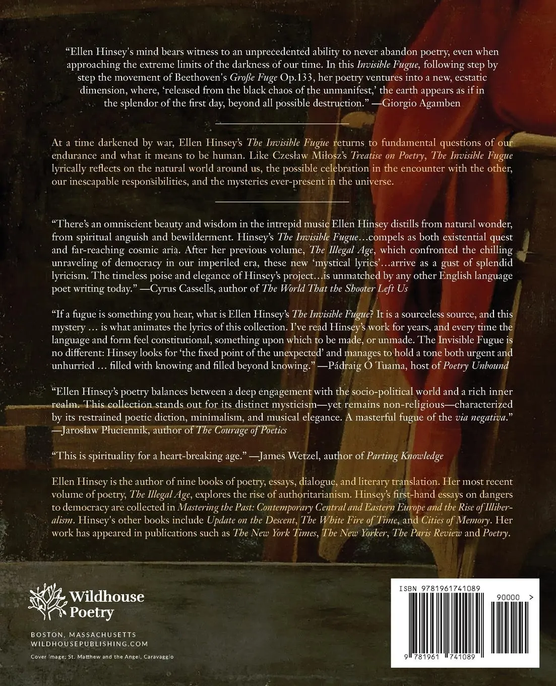 Rückseite: 9781961741089 | The Invisible Fugue | Ellen Hinsey | Taschenbuch | Englisch | 2023