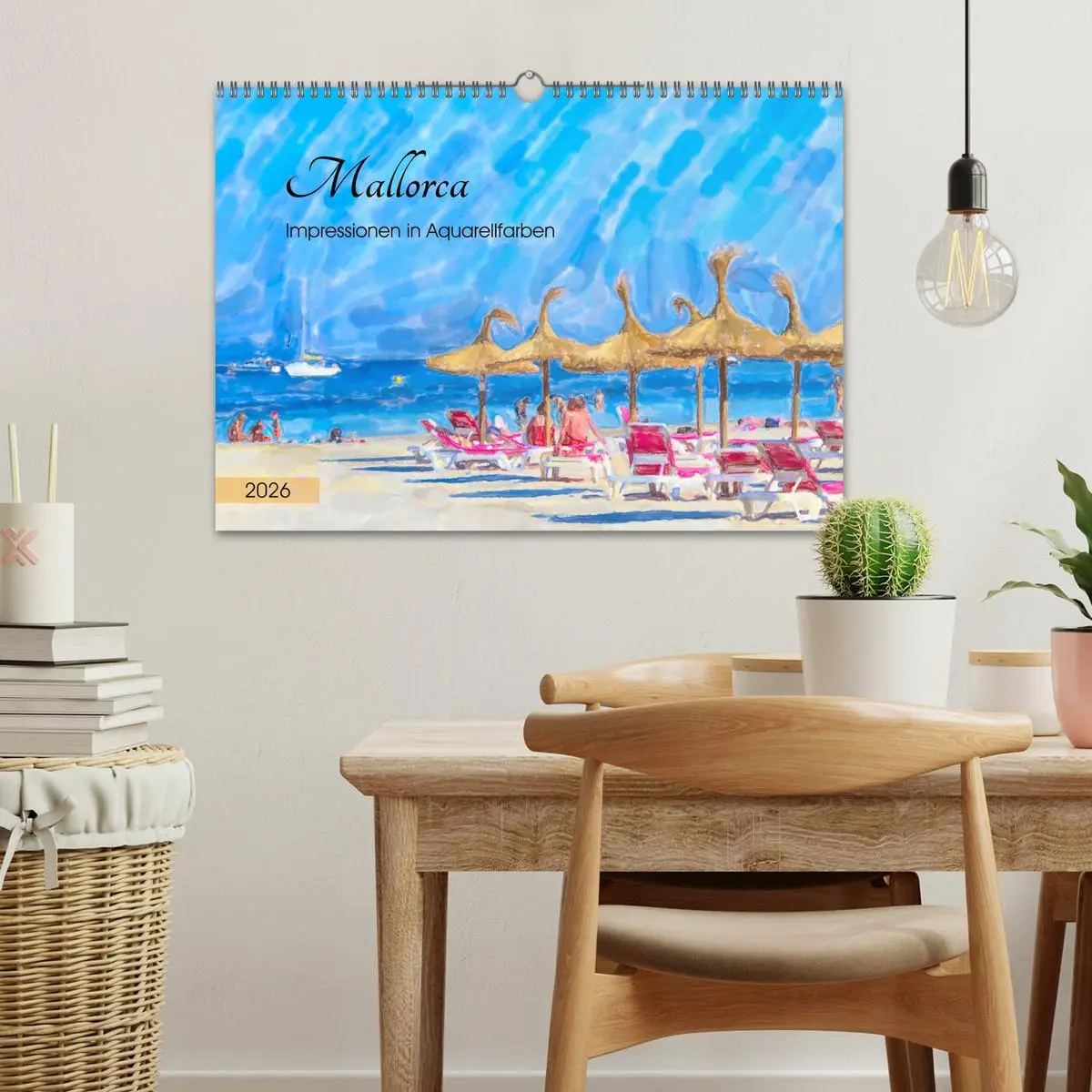 Bild: 9783457701089 | Mallorca - Impressionen in Aquarellfarben (Wandkalender 2026 DIN A3...