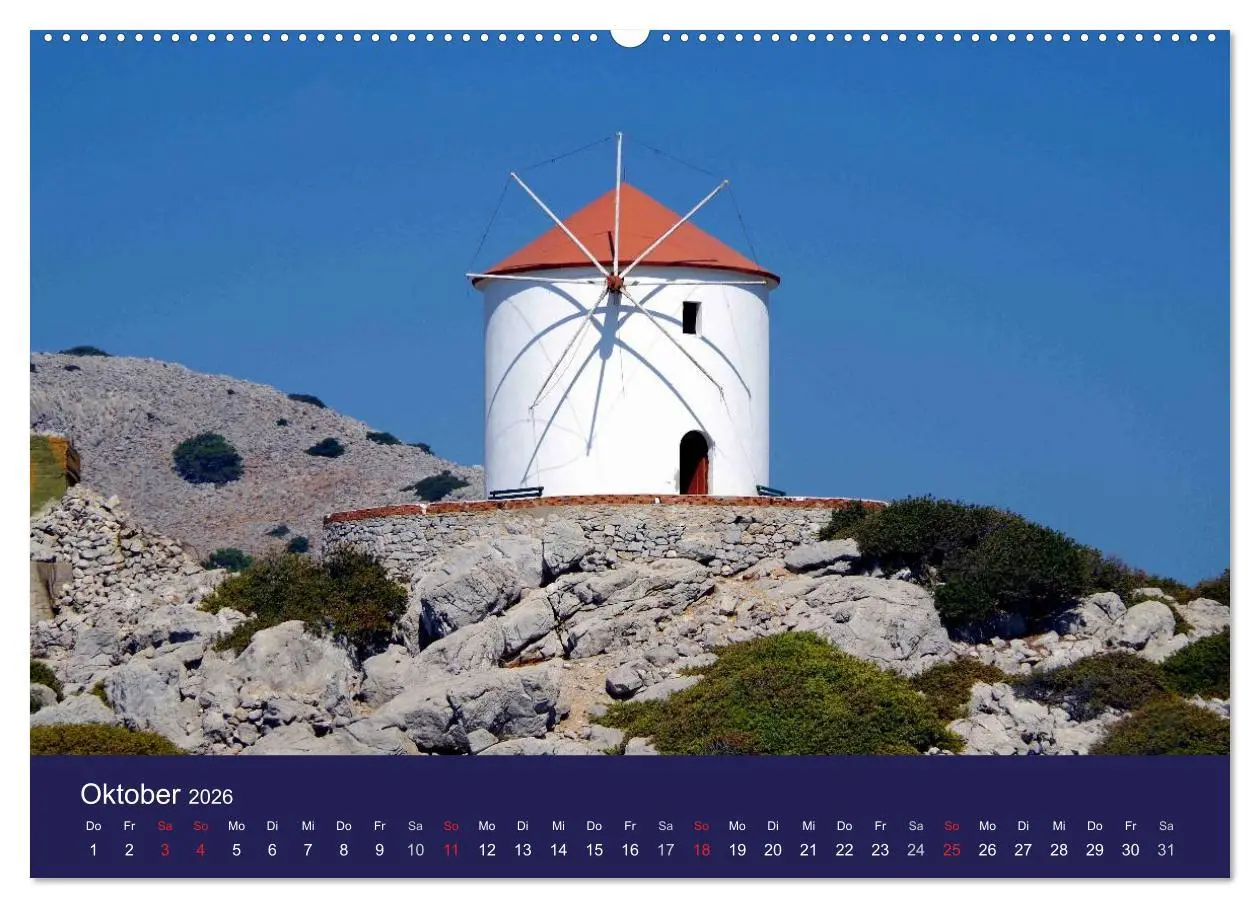 Bild: 9783516101089 | Rhodos mit Lindos und Symi (hochwertiger Premium Wandkalender 2026...