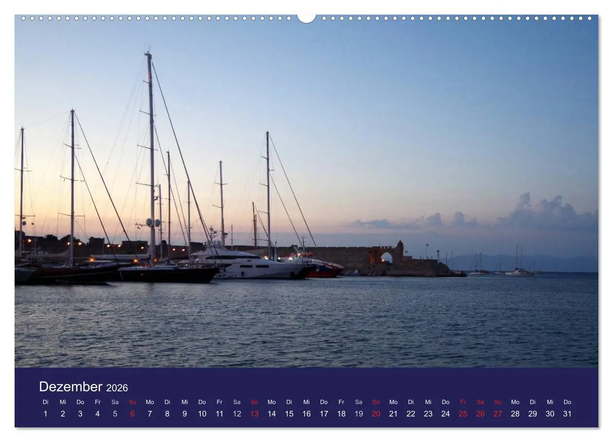 Bild: 9783516101089 | Rhodos mit Lindos und Symi (hochwertiger Premium Wandkalender 2026...