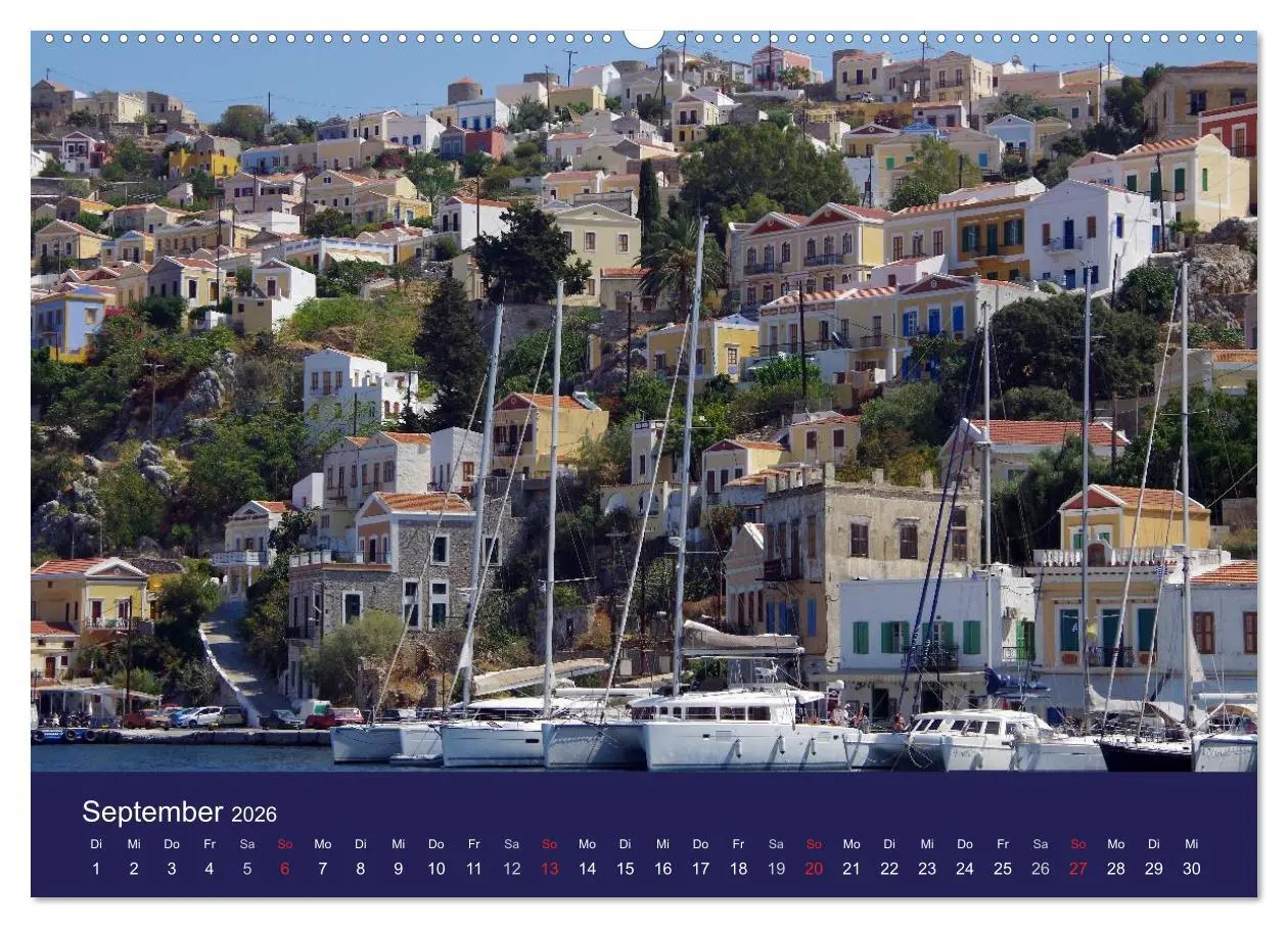 Bild: 9783516101089 | Rhodos mit Lindos und Symi (hochwertiger Premium Wandkalender 2026...