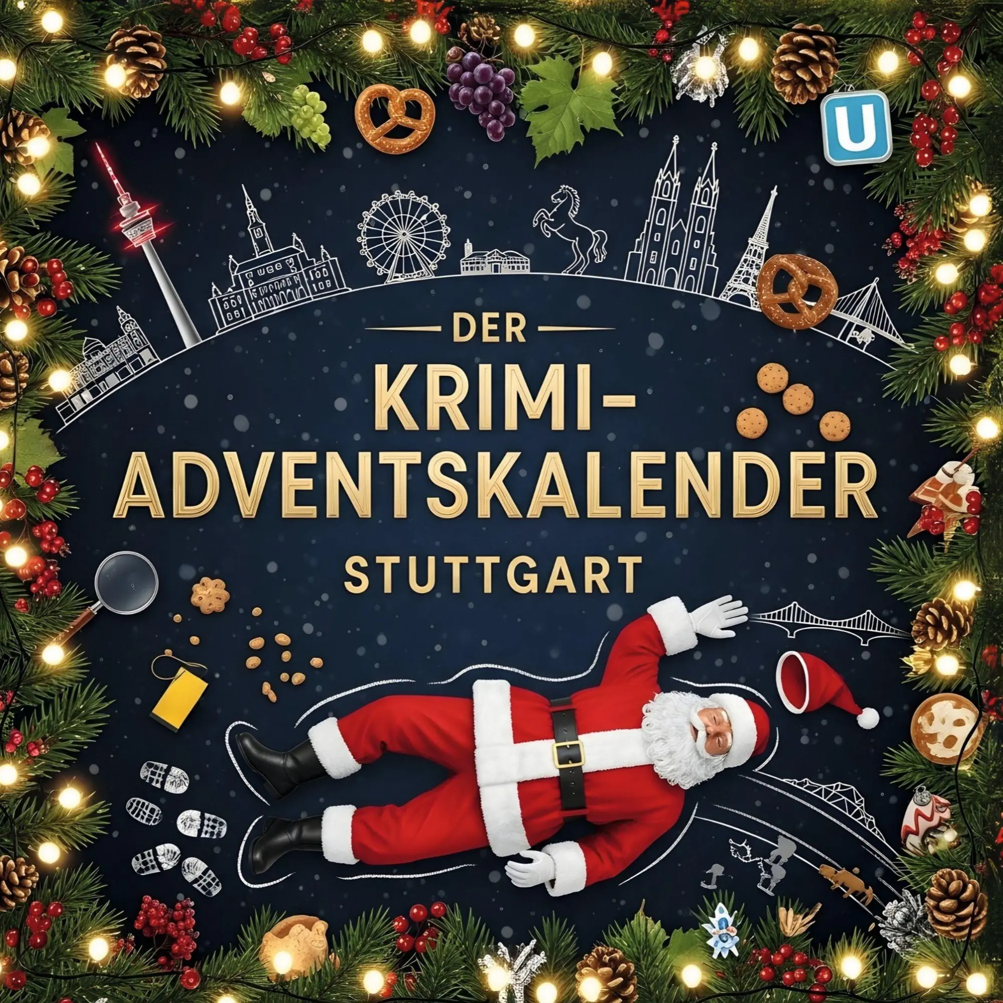 Cover: 9783695301089 | Der Krimi-Adventskalender Stuttgart | Mordsverdächtig in 24 Akten