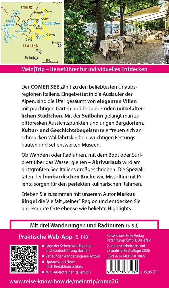 Bild: 9783831781089 | Reise Know-How MeinTrip Comer See | Markus Bingel | Taschenbuch | 2026