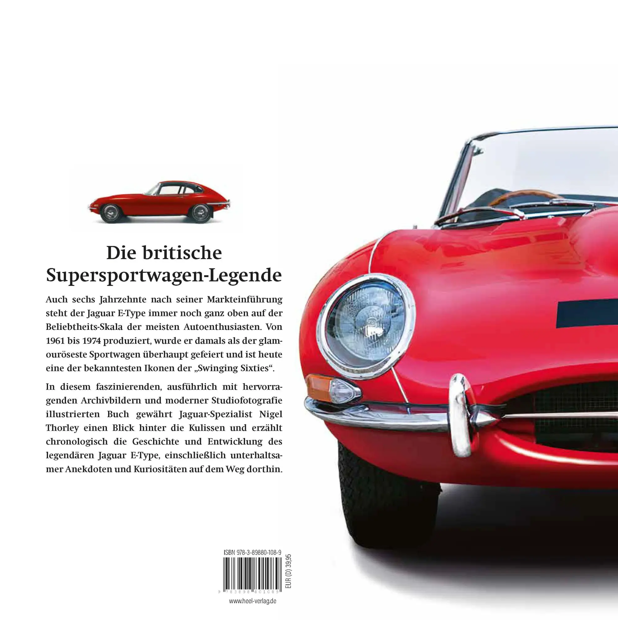 Rückseite: 9783898801089 | Jaguar E-Type | Nigel Thorley | Buch | 184 S. | Deutsch | 2022