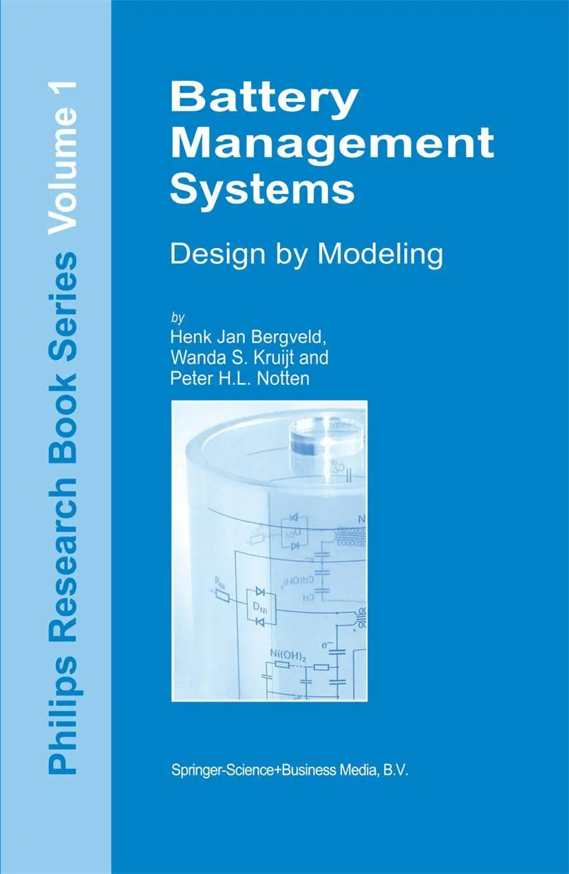 Cover: 9789048161089 | Battery Management Systems | Design by Modelling | Bergveld (u. a.)