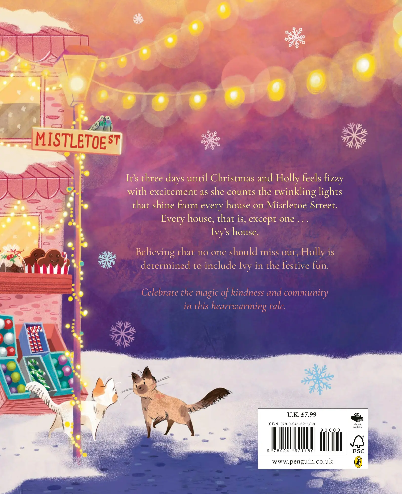 Rückseite: 9780241621189 | Christmas Lights on Mistletoe Street | Kate Thompson | Taschenbuch