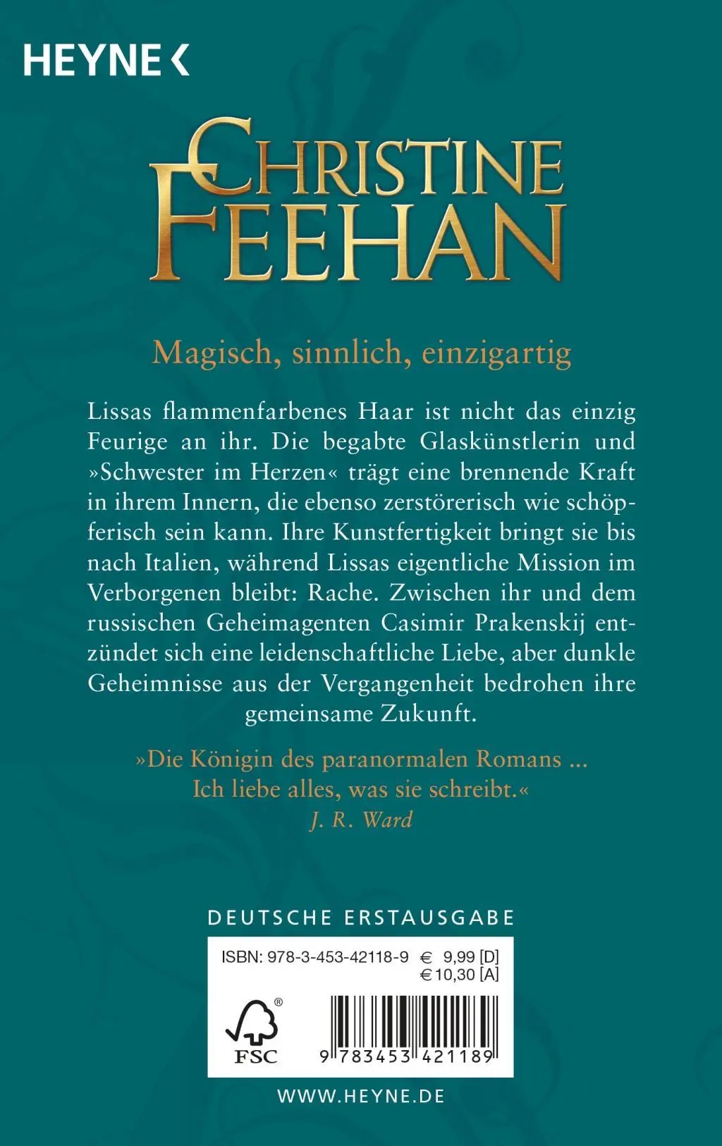 Bild: 9783453421189 | Geliebte des Feuers | Roman | Christine Feehan | Taschenbuch | 425 S.