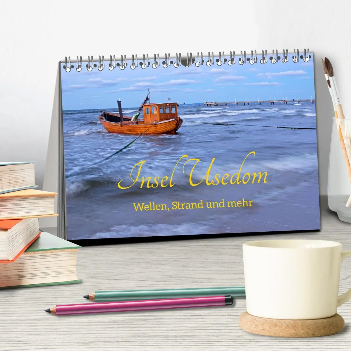 Bild: 9783457621189 | Insel Usedom - Wellen, Strand und mehr (Tischkalender 2026 DIN A5...