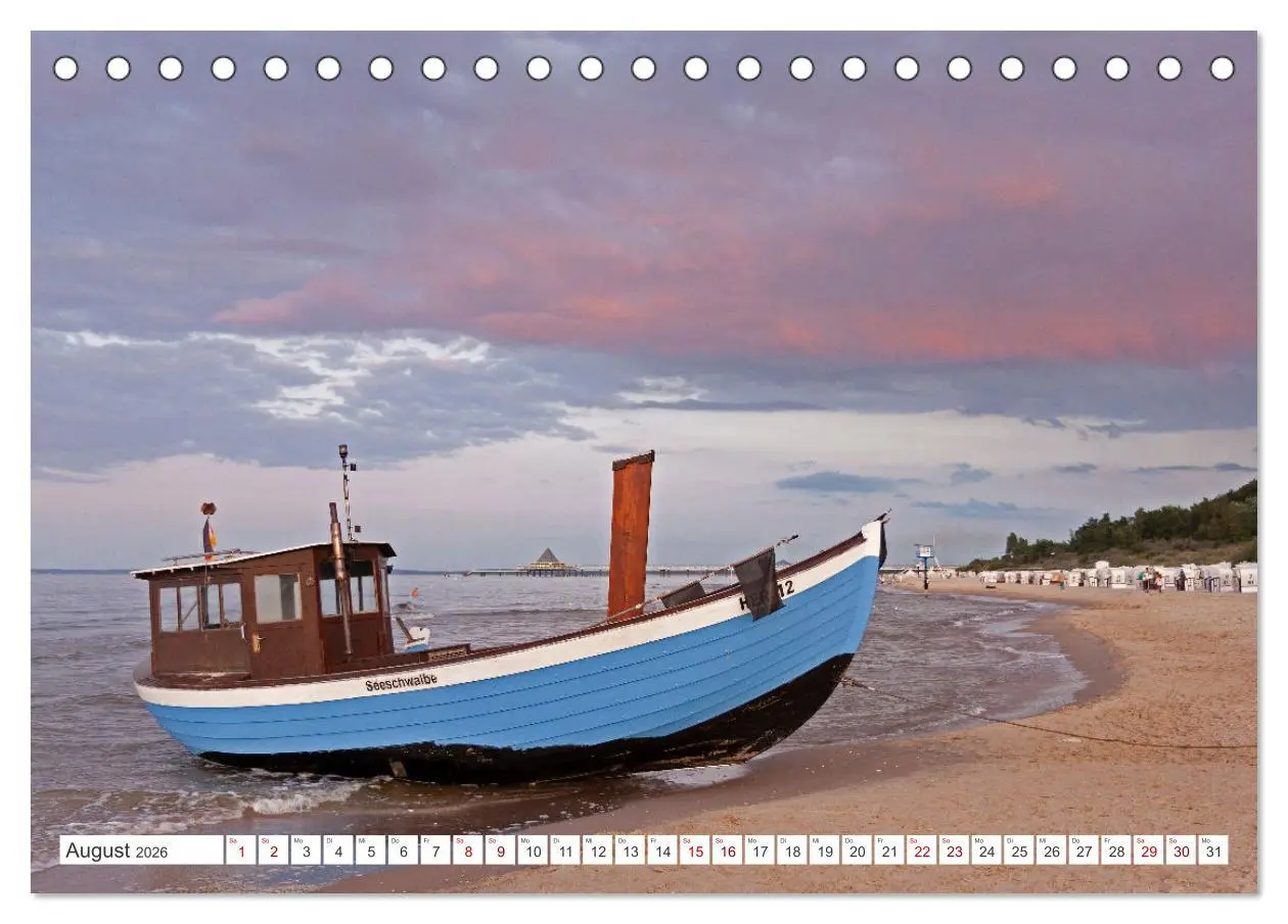 Bild: 9783457621189 | Insel Usedom - Wellen, Strand und mehr (Tischkalender 2026 DIN A5...